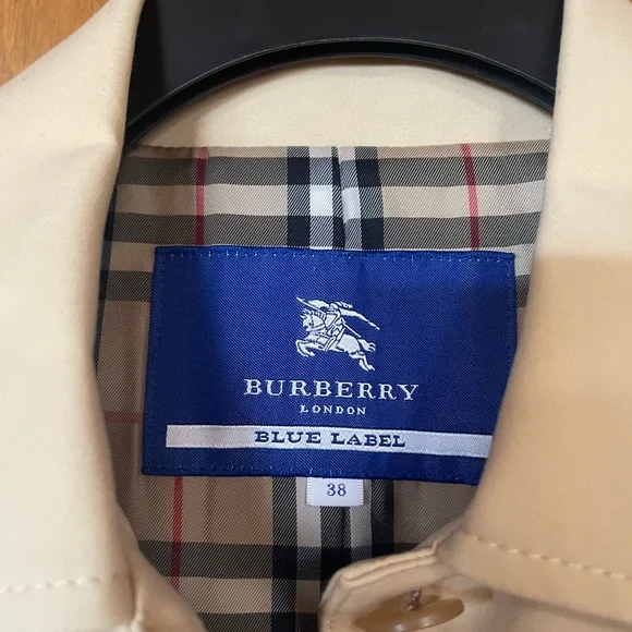 Burberry London Blue Label Trench Coat - Picture 6 of 7